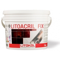Дисперсионный клей LITOKOL LITOACRIL FIX (ЛИТОКОЛ ЛИТОАКРИЛ ФИКС), 5 кг