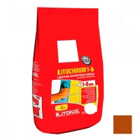 Затирочная смесь LITOKOL LITOCHROM 1-6 (ЛИТОКОЛ ЛИТОХРОМ 1-6) C.500 (красный кирпич), 2 кг
