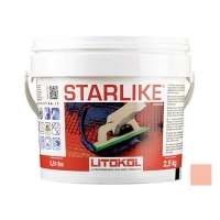 LITOCHROM STARLIKE затирочная смесь (ЛИТОКОЛ ЛИТОХРОМ СТАРЛАЙК) C.230 (Corallo / Светло-розовый), 2,5 кг