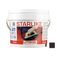 LITOCHROM STARLIKE затирочная смесь (ЛИТОКОЛ ЛИТОХРОМ СТАРЛАЙК) C.240 (Antracite / Чёрный), 2,5 кг