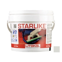 LITOCHROM STARLIKE затирочная смесь (ЛИТОКОЛ ЛИТОХРОМ СТАРЛАЙК) C.310  (Titanio / Титан), 2,5 кг