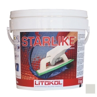 LITOCHROM STARLIKE затирочная смесь (ЛИТОКОЛ ЛИТОХРОМ СТАРЛАЙК) C.310 (Titanio / Титан), 5 кг