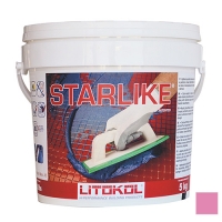 LITOCHROM STARLIKE затирочная смесь (ЛИТОКОЛ ЛИТОХРОМ СТАРЛАЙК) C.370 (Ciclamino / Цикламен), 5 кг