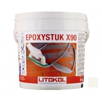 Затирочная смесь LITOKOL EPOXYSTUK X90 (ЛИТОКОЛ ЭПОКСИСТУК Х90) C.00 (белый), 5 кг