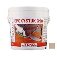 Затирочная смесь LITOKOL EPOXYSTUK X90 (ЛИТОКОЛ ЭПОКСИСТУК Х90) C.60 (багамабеж), 5 кг