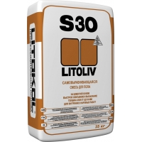 Самовыравнивающаяся смесь LITOKOL LITOLIV S30 (ЛИТОКОЛ ЛИТОЛИВ S30), 25 кг