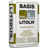 Высокопрочный цементный ровнитель для пола LITOKOL LITOLIV BASIS (ЛИТОКОЛ ЛИТОЛИВ БАЗИС), 25 кг