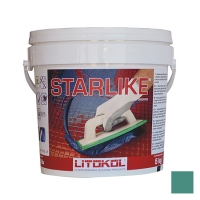 LITOCHROM STARLIKE затирочная смесь (ЛИТОКОЛ ЛИТОХРОМ СТАРЛАЙК) C.550 (Verde Pino / Зелёная сосна), 5 кг