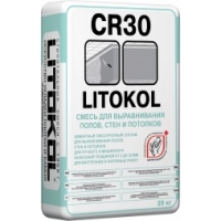 Цементный тиксотропный состав для стен и пола LITOKOL CR30 (ЛИТОКОЛ CR30), 25кг