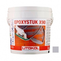Затирочная смесь LITOKOL EPOXYSTUK X90 (ЛИТОКОЛ ЭПОКСИСТУК Х90) C.30 (жемчужно-серый), 10кг