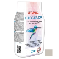 Затирочная смесь LITOKOL LITOCOLOR 1-5 (ЛИТОКОЛ ЛИТОКОЛОР 1-5) L.10 (светло-серая), 2 кг