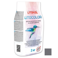 Затирочная смесь LITOKOL LITOCOLOR 1-5 (ЛИТОКОЛ ЛИТОКОЛОР 1-5) L.13 (графит), 2 кг