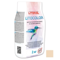 Затирочная смесь LITOKOL LITOCOLOR 1-5 (ЛИТОКОЛ ЛИТОКОЛОР 1-5) L.22 (крем-брюле), 2 кг