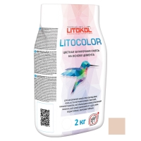 Затирочная смесь LITOKOL LITOCOLOR 1-5 (ЛИТОКОЛ ЛИТОКОЛОР 1-5) L.23 (тёмно-бежевая), 2 кг