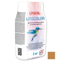 Затирочная смесь LITOKOL LITOCOLOR 1-5 (ЛИТОКОЛ ЛИТОКОЛОР 1-5) L.25 (коричневая), 2 кг