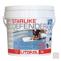 STARLIKE DEFENDER затирочная смесь (ЛИТОКОЛ СТАРЛАЙК ДЕФЕНДЕР) C.310 (Titanio / Титан), 1кг