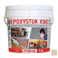 Затирочная смесь LITOKOL EPOXYSTUK X90 (ЛИТОКОЛ ЭПОКСИСТУК Х90) C.130 (Sabbia / Бежевый), 5 кг