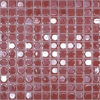Мозаика VIDREPUR Aura Soft Red (красный, на сетке), м2