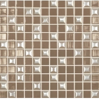 Мозаика VIDREPUR Edna Mix №835 (светло-коричневый, на сетке), м2