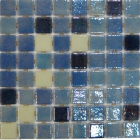 Мозаика стеклянная люминесцентная EZARRI FOSFO MIX Fоsfo Blue Premium, м2