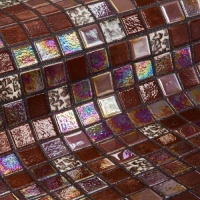 Мозаика стеклянная EZARRI Choco Bits, м2