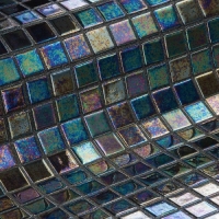 Мозаика стеклянная EZARRI IRIS Ebano, м2