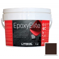 EpoxyElite эпоксидная затирочная смесь (ЛИТОКОЛ ЭпоксиЭлит) E.07 (Черный кофе), 1кг