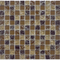 Мозаика из стекла Muare Q-Stones арт. QG-069-23/8  (300Х300Х8), м2