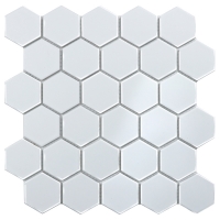 Мозаика керамическая STARMOSAIC HOMEWORK Hexagon small White Glossy арт. IDL1001 (278х265х6), шт