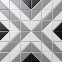 Мозаика керамическая STARMOSAIC ALBION Cube Grey арт.TR2-CL-SQ2 (275х275), шт