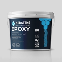 Эпоксидный кислотостойкий клей для плитки KERATEKS EPOXY, 5кг