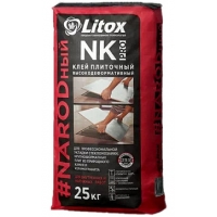 Эластичная клеевая смесь LITOX NK PRO C2TE S1 (серая), 25кг