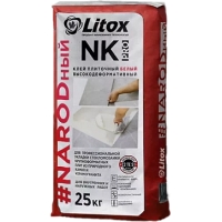 Эластичная клеевая смесь LITOX NK PRO C2TE S1 (белая), 25кг