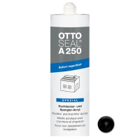 Профессиональный акрилат-сополимерный герметик для окон и кровли OTTOSEAL A250 С04(черный), 310мл